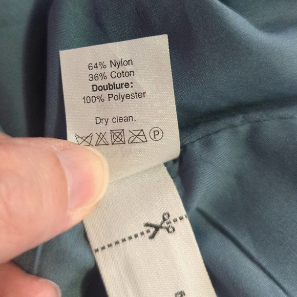 Madewell Blue Lace Lined Flutter Sleeve Mini‎ Dress V Neck Women’s 2 - Picture 11 of 14